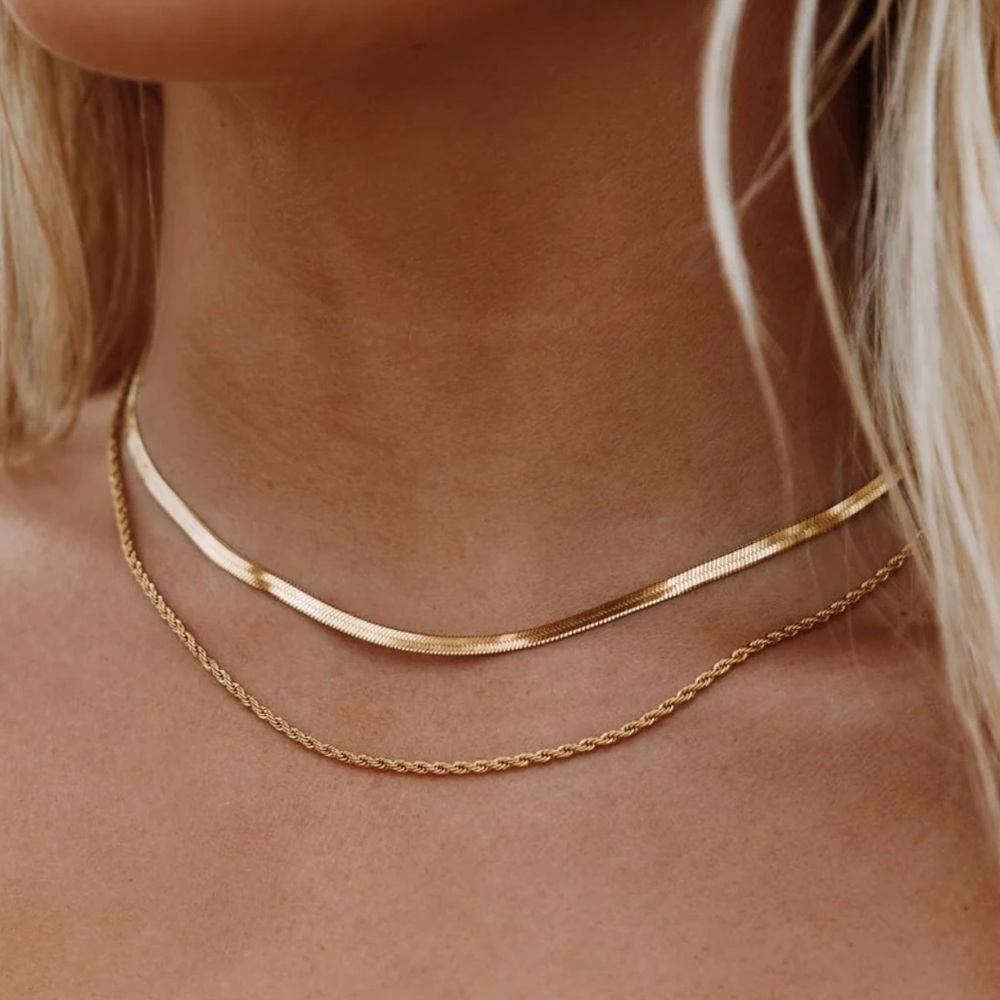 Chic Gold Necklace Duo for Women